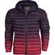 Crosshatch Mens Quilted Padded Hooded Puffer Jacket Winter Insulated Bubble Coat with Technology X Large Syrah Red