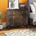 Alcott Hill® Hendrix 3 Drawer Nightstand Wood in Brown | 26.15 H x 27.01 W x 18.11 D in | Wayfair C5111E082FD54D8EAF4FEDA2C3F45832