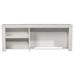 Highlands Desk Hutch in White Wood - Hillsdale 12550