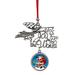 The Holiday Aisle® Joy to the World Santa Joyous Tidings JFK Half Dollar Holiday Shaped Ornament in Gray/Yellow | 3.6 H x 3 W x 0.15 D in | Wayfair