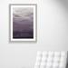 Casa Fine Arts 'Lavenday II' Framed Acrylic Acrylic Painting Print Paper in Gray | 37 H x 27 W x 1.25 D in | Wayfair 9230-01