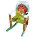 Homeware Rocking Chair Wood in Brown/Green/Red | 16.5 H x 23.2 W x 21.6 D in | Wayfair 980M