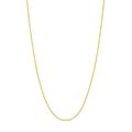 14ct Yellow Gold 1mm Bead Chain Necklace With Lobster Claw Closure Lock Jewelry Gifts for Women - 41 Centimeters