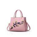NICOLE&DORIS Fashion Sweet Handbag Women Crossbody Shoulder Bag Purse Tote Commuter PU Leather Pink