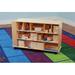 Childcraft Mobile 10 Compartment Shelving Unit Wood in Brown/White | 25.25 H x 40.25 W x 13 D in | Wayfair 1568768