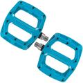 Dmr V12 Flat MTB Pedals - Blue/Mountain Biking Bike Bicycle Cycling Cycle Wide Platform Dirt Jump Trail Enduro Freeride Downhill Grip Nylon Part Riding Ride Cro-mo Axle Pair Sticky Pin