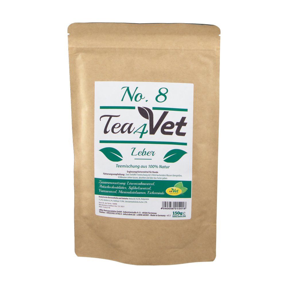 Tea4Vet No.8 Leber f.Hunde 150 g Tee Image