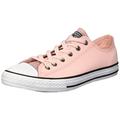 Converse Youth CTAS Ox Leather Storm Pink Black White Trainers 5 UK