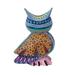 Millwood Pines Marmillion Owl Delight Wood Alebrije Figurine Wood in Blue/Brown/Indigo | 3.9 H x 3 W x 2.2 D in | Wayfair