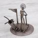 Williston Forge Bozek Rustic Golf Tourney Auto Part Sculpture Metal in Gray | 6.25 H x 6.5 W x 6.5 D in | Wayfair 6AC9F9D25E3649E985935059E6D2DCF4