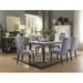Gracie Oaks Seamon Wooden Dining Table Marble/Granite/Wood in Brown/White | 30 H x 64 W x 38 D in | Wayfair 5E56A7A420B84E7CB10698C2A7554E16