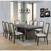 Gracie Oaks Seaver 9 Piece Extendable Dining Set Wood in Brown | 30 H in | Wayfair 1793E257F99446AA84498A1CBC298886