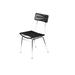 Innit Hapi Indoor/Outdoor Handmade Dining Chair Metal in Gray/Black | 32 H x 17 W x 20 D in | Wayfair i20-03-01