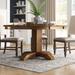 Laurel Foundry Modern Farmhouse® Shaler Extendable Solid Wood Dining Table Wood in Brown, Size 30.0 H in | Wayfair 8292E218A44343B198E3D931CBA446F9
