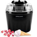 Andrew James Ice Cream Maker Machine Frozen Yoghurt Sorbet Maker, Detachable Ice-Cream Mixing Paddle, Professional Ingredients Funnel, Voted Best Buy Icecream Machine by Which? Magazine, 1.5L (Black)
