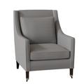 Armchair - Duralee Westside 30" Wide Down Cushion Slipcovered Armchair Cotton in Gray | 39 H x 30 W x 37 D in | Wayfair WPG30-480.32770-248