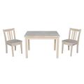 Harriet Bee Edgewood Solid Wood Rectangular Play Table & Chair Set Wood in Brown | 22.2 H x 33.1 W in | Wayfair 6D4434932FCA4646BB27B48E4B3FF4E7