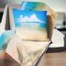 East Urban Home Cloudy Horizon over Sea Seashore Photo Square Pillow Cover & Insert Polyester/Polyfill blend | 16 H x 16 W x 5 D in | Wayfair