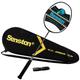 Senston WOVEN Full carbon Single High-grade Badminton Racquet,Badminton Racket,Including Badminton Bag,Black color