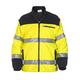 Hydrowear 04026006F Feldkirchen EN 471 Fleece-Jacke aus Toptex Gelb/Marine Größe M