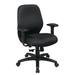 Symple Stuff Hathcock Task Chair Upholstered/Metal in Black/Brown | 37.5 H x 27.25 W x 25.25 D in | Wayfair 3F1097A6D355497890566C0AABF71078