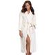 Vlazom Dressing Gowns, Unisex Soft Robe Cosy Terry Towelling Bathrobe for Women/Men, White, 43813