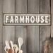 Gracie Oaks Farmhouse Tin Wall Décor Metal in Brown/Gray/White | 4 H x 15.75 W x 0.2 D in | Wayfair 015F23E1B8E64E7B98FF0BA36DA70255