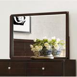 Wildon Home® Phoenix Modern & Contemporary Beveled Dresser Mirror Wood in Brown | 32 H x 45 W x 2 D in | Wayfair CST36631 27224815