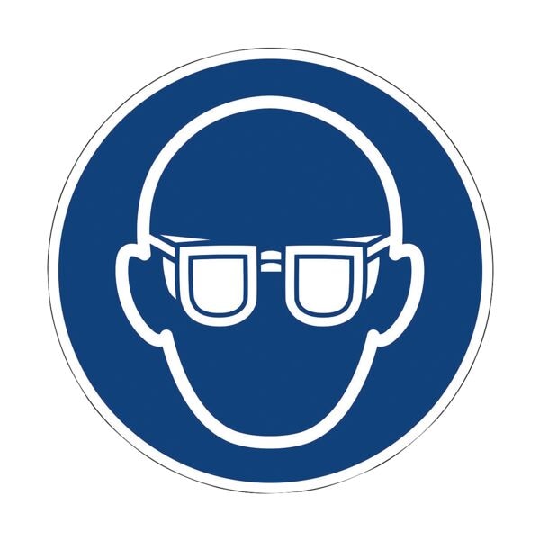 Marahrens Sicherheitskennzeichen »Augenschutz benutzen [M004]« Ø: 10 cm mehrfarbig, 10x0.01 cm Image