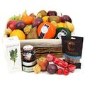 Fall Fruit and Cheese Hamper - Fruit Gift Baskets and Gift Hampers with Next Day UK delivery with Personal Message Attached