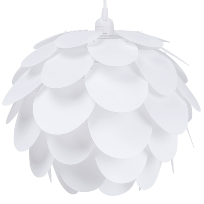 Hängeleuchte Weiß Blumenform Zapfen Kinderzimmer Beleuchtung Retro Design