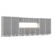 NewAge Products Pro Series 84.75" H x 256" W x 24" D Garage Storage Cabinet Set in Gray | 85.25 H x 256 W x 24 D in | Wayfair 52587