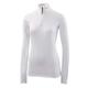 SUB ZERO Womens Factor 2 Insulating Winter Mid Layer Thermal Underwear Zip Neck Turtle Long Sleeve Top (White, Small)