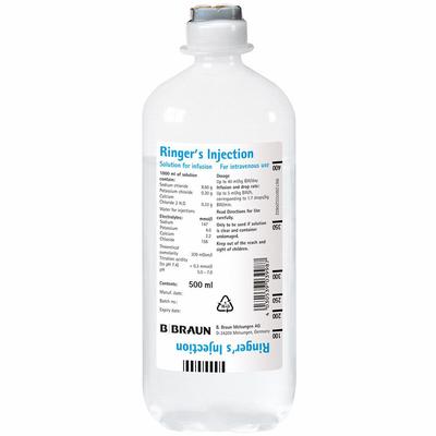 Ringer Lactat n.Hartm.B.Braun Ecofl.Plus Inf.-Lsg. 10x500 ml Infusionslösung Image