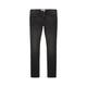 TOM TAILOR DENIM Herren Culver Skinny Jeans, schwarz, Logo Print, Gr. 30/32