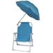 Harriet Bee Manningtree Premium Umbrella Outdoor Chair in Blue | 36.75 H x 14 W x 15 D in | Wayfair 9D2AF76A56ED4DF4B274A69A5C9A70C4