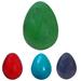 World Menagerie 4 Piece Servantes Kisii Stone Solid Assorted Decorative Egg Vase Filler Set Stone in Black/Gray/Green | 3 H x 3 W x 2 D in | Wayfair