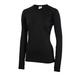 SUB ZERO Womens Factor 2 Insulating Winter Mid Layer Thermal Underwear Round Neck Long Sleeve Top (Black, XSmall)