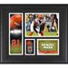 Denzel Ward Cleveland Browns Framed 15" x 17" Player Collage with a Piece of Game-Used Ball