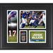 Josh Allen Buffalo Bills Framed 15" x 17" Player Collage with a Piece of Game-Used Ball