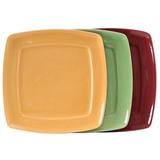 Tuxton Duratux 11" Dinner Plate Set Porcelain China/Ceramic in Brown/Green/Orange | Wayfair DYH-112L