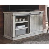 Beachcrest Home™ Auberon TV Stand for TVs up to 55" Wood in Brown/Gray | 30 H in | Wayfair 743E804FFCA7459689DF09E1D8B74F68