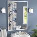 Wade Logan® Derosier Modern & Contemporary Bathroom/Vanity Mirror Metal | 64.93 H x 29.93 W x 1.32 D in | Wayfair 0EF01719C11C42589E5BAAAD5499C938