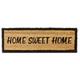 Relaxdays Paillasson en fibres de coco et caoutchouc, HOME SWEET HOME, 75 x 25 cm, pour intérieur &