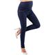 Maternity Jeggings Slim Fit, Basic Style, Power Stratch Fabric - Made in Italy (12, Denim)