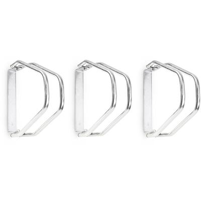 Relaxdays - 3 x Fahrradständer im Set, Wandparker als Einzelständer, zur Wandmontage, verstellbar,