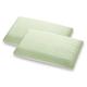 Marcapiuma - Pair of Organic Memory Pillows Double Aloe Aloe Model Perforated Soap 14 cm High - Memory Pillow Aloe Vera Orthopaedic Protective Cover 100% Cotton Medical Device Made in Italy