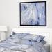 East Urban Home Agate Stone Background - Abstract Print Canvas in Blue/Gray | 14 H x 22 W x 1 D in | Wayfair ERNH9153 46735810