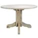 Loon Peak® Abella Round 30" Outdoor Table Wood in Gray | 30 H x 45 W x 45 D in | Wayfair 261A7048EBEE475889D3E4705899BE94