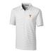 Men's Cutter & Buck White Tennessee Volunteers Forge Pencil Stripe Polo